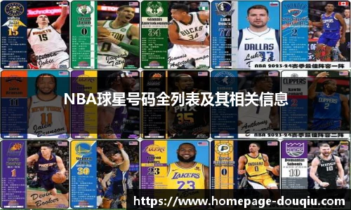 NBA球星号码全列表及其相关信息